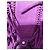 Borsa a Spalla Longchamp Amazone in Pelle Nubuck – Viola – Con Frange – Ottime Condizioni Porpora - vista 3