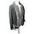 Gerard Darel Chaqueta / Abrigo Gérard Darel de Piel de Borrego Reversible T36/S Gris