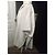 Autre Marque Capa poncho blanca de lana Sisley talla 38 Blanco - vista 2