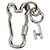 Portachiavi Clé Cheval Mousqueton di Hermès Argento  - vista 1