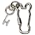 Portachiavi Clé Cheval Mousqueton di Hermès Argento  - vista 2