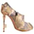 John Richmond Key Heel Pumps Python Blau Grün Grau Creme  - Ansicht 1