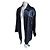 Abrigo de Cuero Midi DKNY – Talla 38 Negro