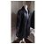 Abrigo de Cuero Midi DKNY – Talla 38 Negro - vista 2