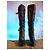 Botas altas Casadei Blade en cuero negro - vista 3