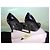 Burberry Patent Leather Studded Peep-Toe Platform. Black - view 3