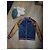 Les Petites Bomberjacke Größe 38 Satin Gelb Senf & Blau Retro-Stil Marineblau - Ansicht 2
