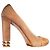 Le Silla Peep-Toe Stiletto mit Nieten. Beige
