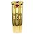Anello Burberry in rubini e diamanti in oro giallo 18K - vista 3