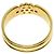 Anello Burberry in rubini e diamanti in oro giallo 18K - vista 4