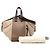 LOEWE Anagram Hammock Small Handbag Brown Beige - view 7