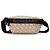 Burberry Braune TB Monogram Nylon Sonny Gürteltasche Beige