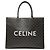 Céline Celine Braune Medium Triomphe beschichtete Canvas Horizontal Tote Dunkelbraun