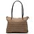 Fendi Braune Zucchino Canvas Tote Hellbraun