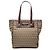 Fendi Braune Zucchino Canvas Tote