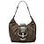 Fendi Braune Zucca Canvas Borsa B Hobo