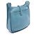 Borsa a Spalla Hermès Evelyn 3 Trois PM Blu - vista 2