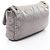 Borsa a Spalla in Pelle Perforata Chanel 2.55 Argento - vista 2