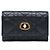 Schwarze Lammleder Bi-Fold Geldbörse Christian Dior