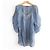 Autre Marque Blusa de gasa con mangas 3/4 VIVIENNE TAM Azul