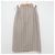 Autre Marque Falda de rayas alternas Drawer Beige