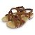 Sandali in suede e legno Miu Miu Bijou Studs Marrone