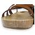 Sandali in suede e legno Miu Miu Bijou Studs Marrone - vista 15