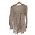 Autre Marque Bluse Indien mit Blumenmuster Franche Lippee Grün