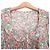 Autre Marque Bluse Indien mit Blumenmuster Franche Lippee Grün - Ansicht 3