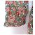 Autre Marque Bluse Indien mit Blumenmuster Franche Lippee Grün - Ansicht 5
