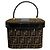 Fendi Zucca Leder-Canvas 2-Wege-Tasche Braun Schwarz - Ansicht 6