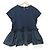 Autre Marque Blusa Peplum Plisada PRE2 de Drawer Azul Azul marino