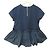 Autre Marque Blusa Peplum Plisada PRE2 de Drawer Azul Azul marino - vista 2