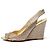Sandali con zeppa glitter Christian Louboutin Multicolore - vista 3