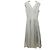 Autre Marque FRAY I.D Tack-Form V-Ausschnitt Kleid Braun
