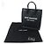 Borsa tote in tela e pelle N S Rive Gauche di Saint Laurent Nero Grigio antracite - vista 2