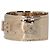 Chanel Armreif Gold mit CC Logo und Strass Größe M Gold hardware - Ansicht 6