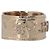 Chanel Armreif Gold mit CC Logo und Strass Größe M Gold hardware - Ansicht 7