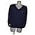 Etro Pullover dunkelviolett Woll-Kaschmir-Mix