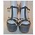 Sandali con zeppa Jeffrey Campbell Argento in tessuto Taglia 40 - vista 2
