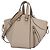 Borsa Hammock Piccola Loewe in Morbida Pelle di Vitello Granata Marrone Beige - vista 12