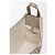 Borsa Hammock Piccola Loewe in Morbida Pelle di Vitello Granata Marrone Beige - vista 4