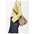 Borsa Hammock Piccola Loewe in Morbida Pelle di Vitello Granata Marrone Beige - vista 5
