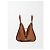 Loewe Borsa Hammock piccola in pelle di vitello classico Marrone - vista 11