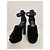 Sandali con plateau in velluto nero Ballin - vista 2