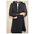 Vestido mini de crepé negro Babylone - vista 5