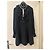 Vestido mini de crepé negro Babylone - vista 9