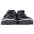 Sneakers Lanvin DBB1 in pelle blu navy con stampa coccodrillo - vista 2