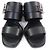 Sandali in metallo e pelle Glennan di Hermès Nero - vista 4