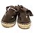 Autre Marque Scarpe Espadrilles con Lacci Don Quichosse Marrone - vista 4